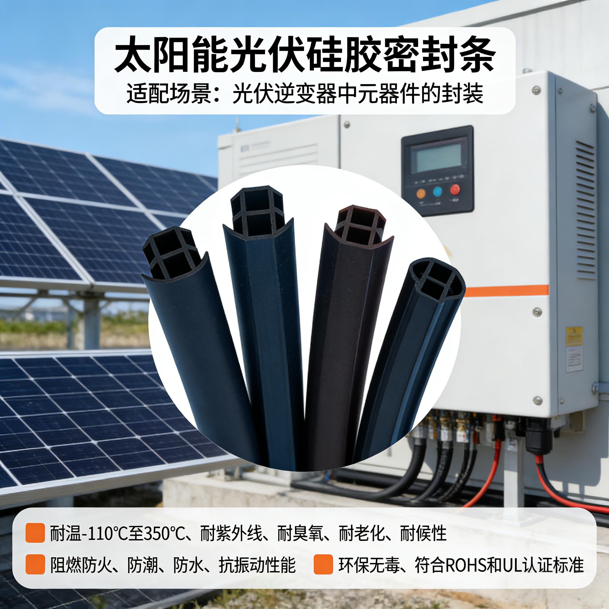 太陽能光伏硅膠密封條