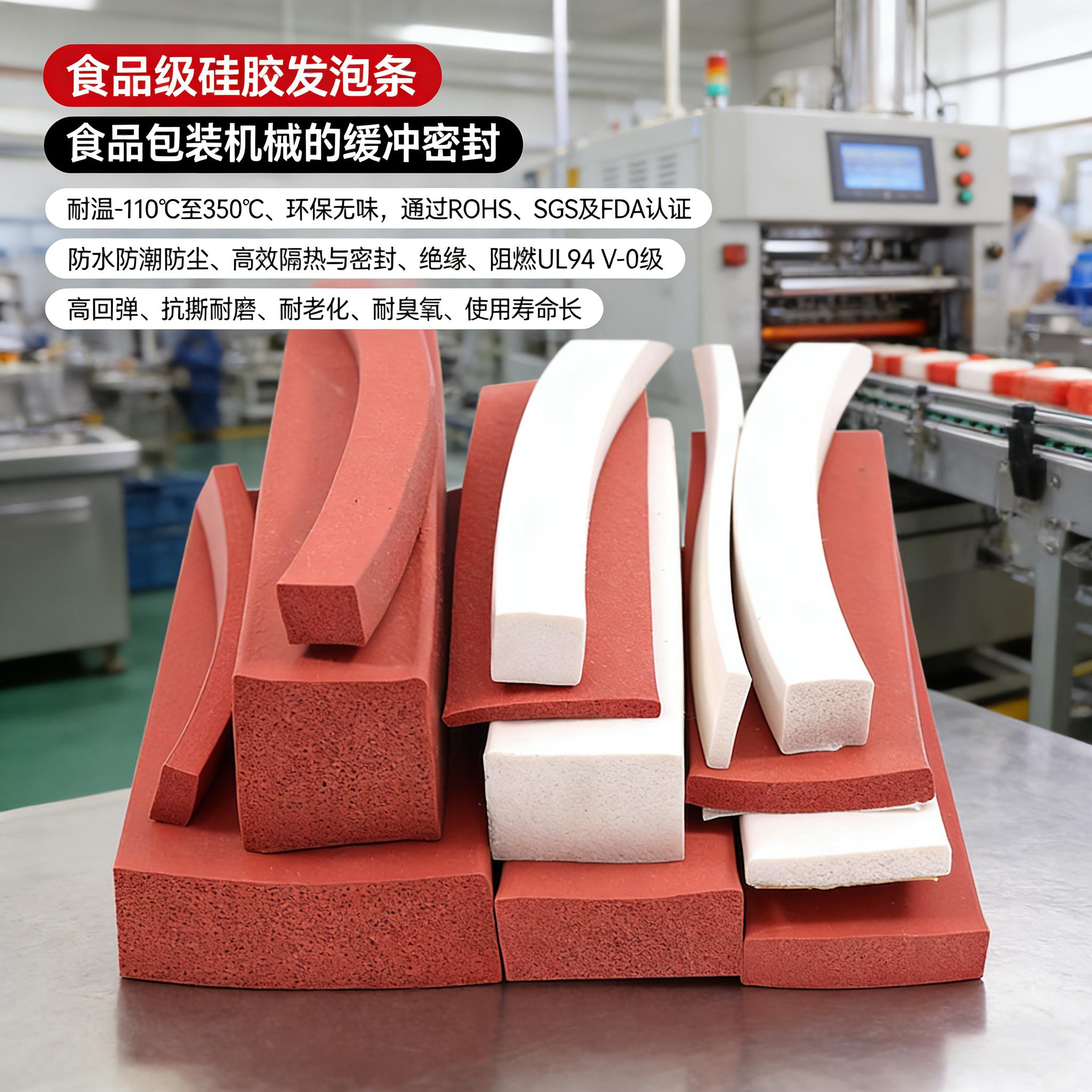 食品級硅膠發(fā)泡條